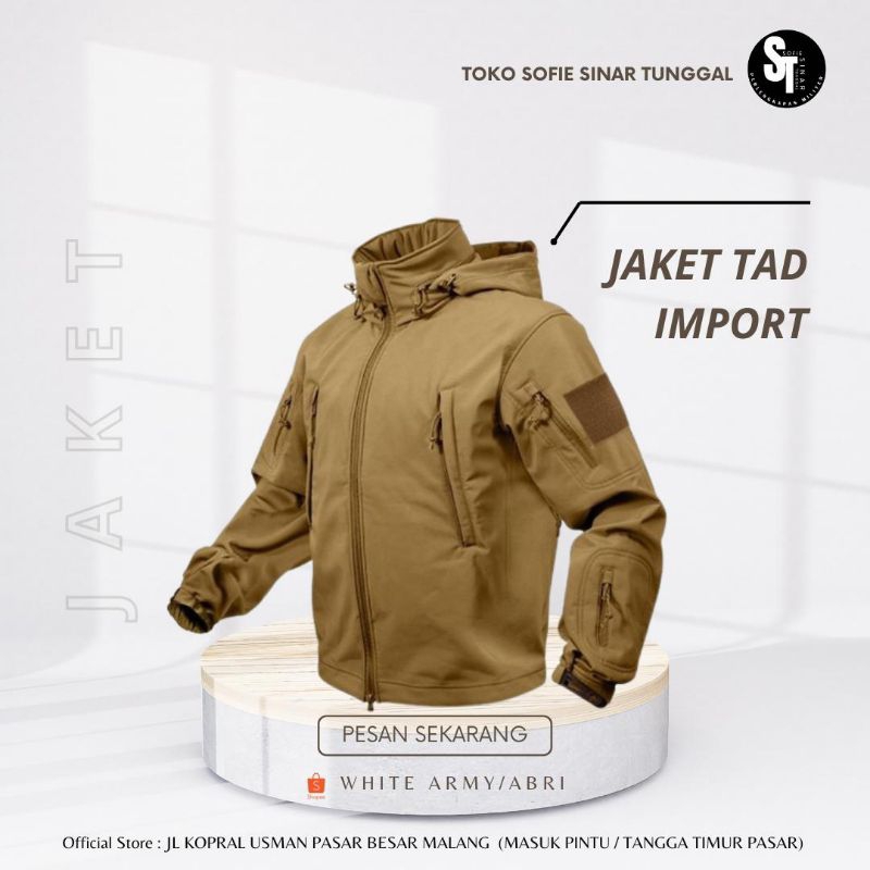 JAKET TAD/JAKET TACTICAL/JAKET WATERPROOF/JAKET IMPORT/JAKET ORIGINAL