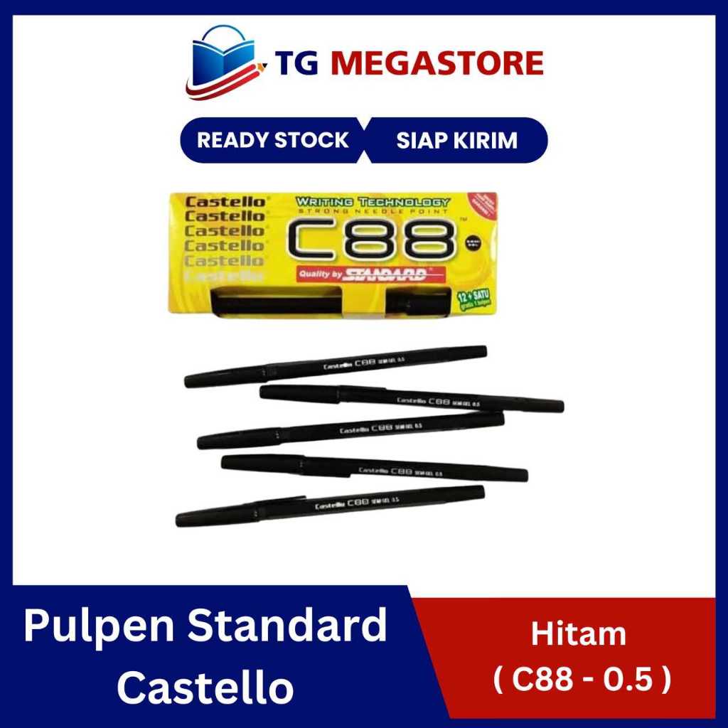 

Pulpen Standard Castello Hitam ( C88 - 0.5 )
