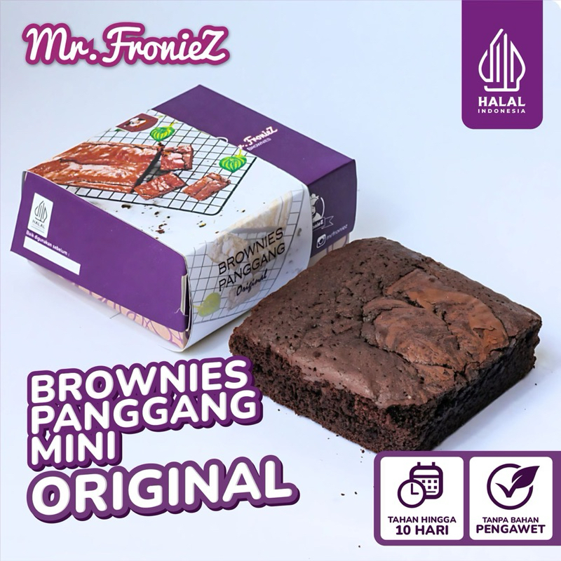

Brownies Panggang Original | Brownies Panggang 10x10 | Brownies Oven | Brownies Bakar | Brownies Fudgy