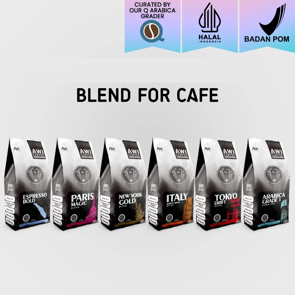 

KOPI BLEND Tokyo Drift Blend For Cafe 200gr | Arabika Robusta Blend | AWI COFFEE