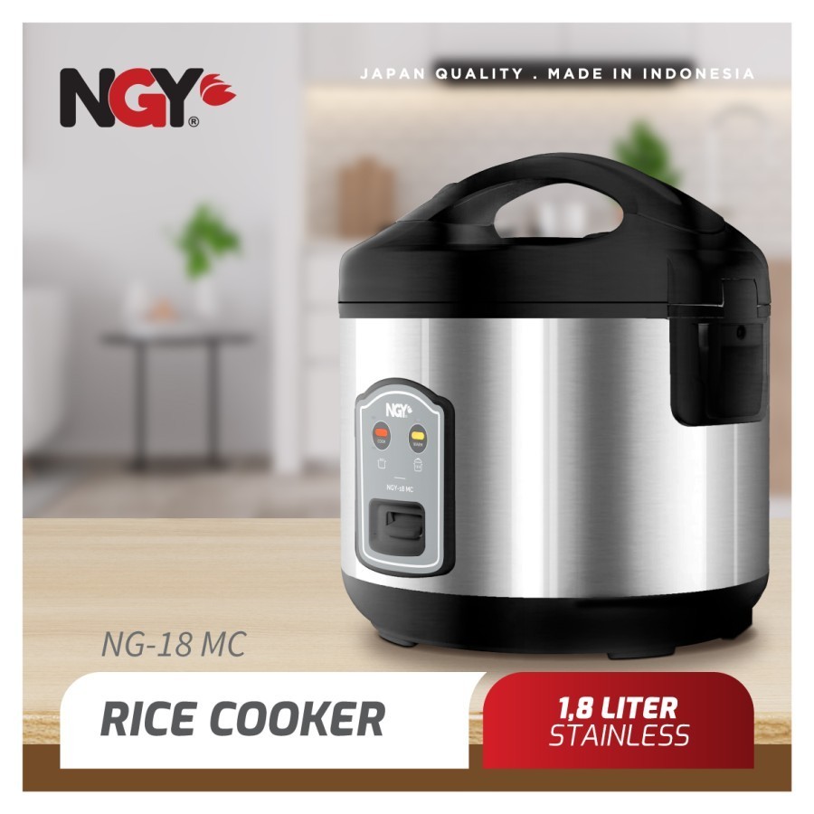 NAGOYA Rice Cooker 1.8 L / Penanak Nasi 1.8 L | NGY-18MC NAGOYA