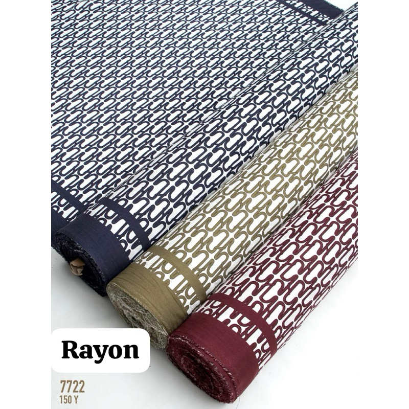 bahan kain katun rayon premium motif abstrak terbaru/rayon premium motif pinggir/rayon viscose(harga