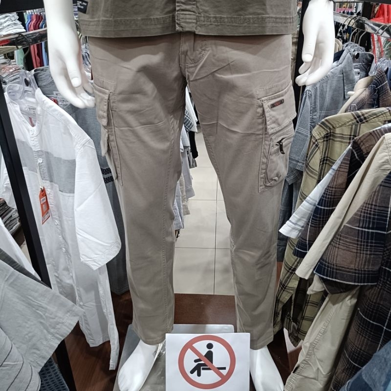 cardinal celana cargo pria panjang skinnyfit ukuran 28 -38 (jumbo) original cardinal casual