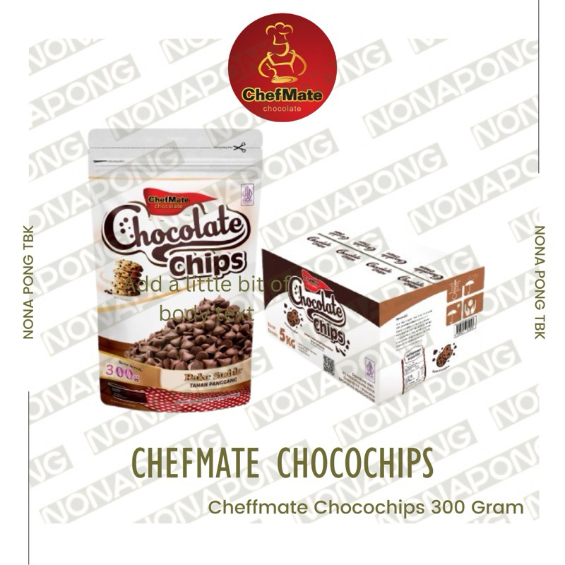 

Chocochips | Coklat Chip | Coklat Chip Kerucut | Chocochips Kerucut | topping butiran coklat | Chefmate Chocochips | Chefmate Chocochips 300gram