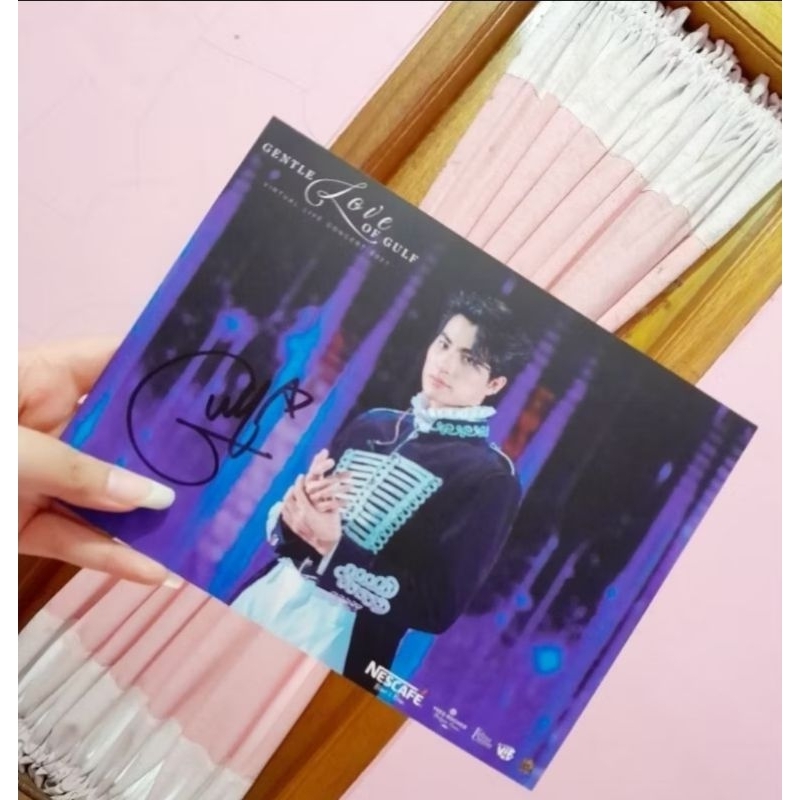 Gulf Kanawut Real Signed Gentle Love of Gulf (official)