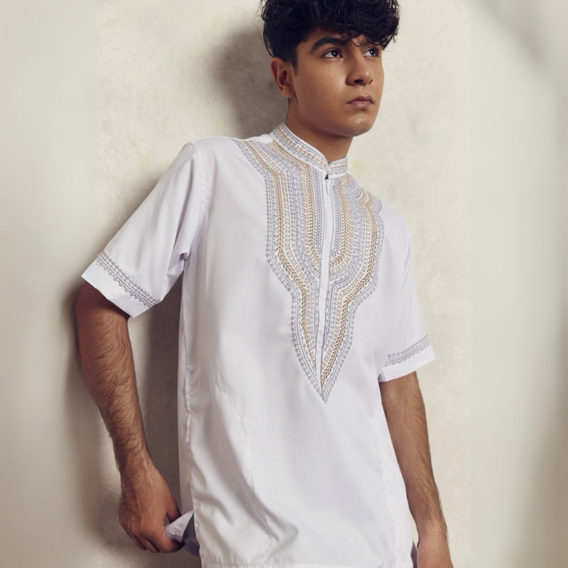 AL-ACHWAN Baju Koko Istanbul White