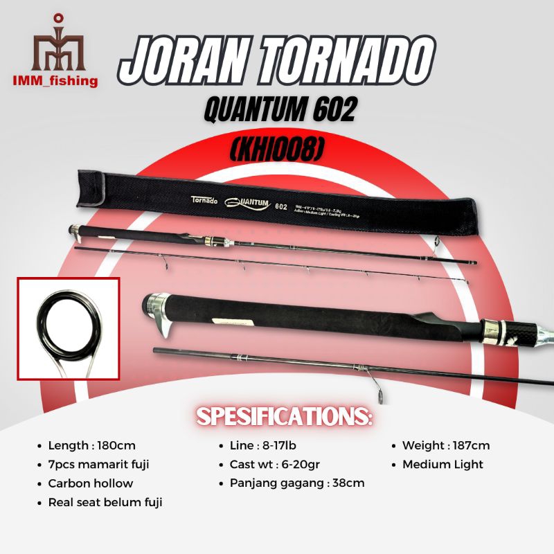 JORAN TORNADO QUANTUM | Tongkat Pancing | Fishing Rod