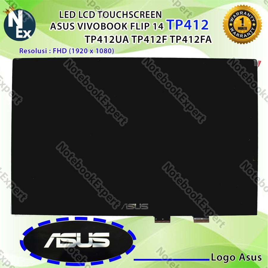 LED LCD TOUCHSCREEN ASUS VIVOBOOK FLIP 14 TP412 TP412UA TP412F TP412FA