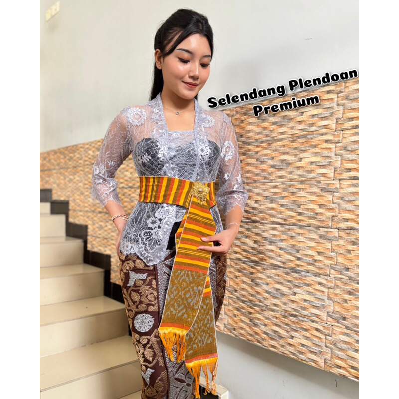 selendang gringsing plendoan | ikat pinggang busana adat bali