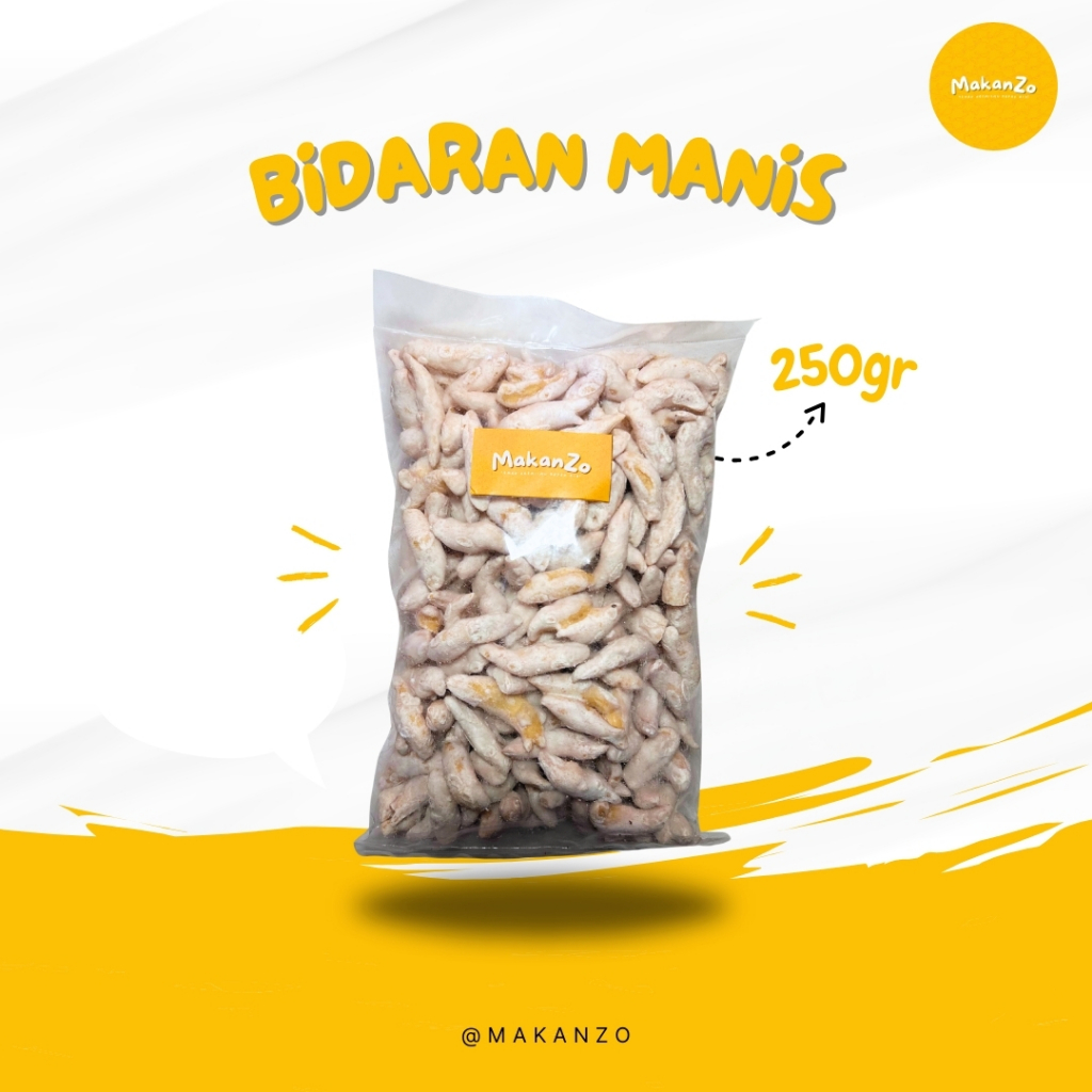 

Bidaran Manis 250gr | Widaran Manis | Camilan Bidaran [MAKANZO]