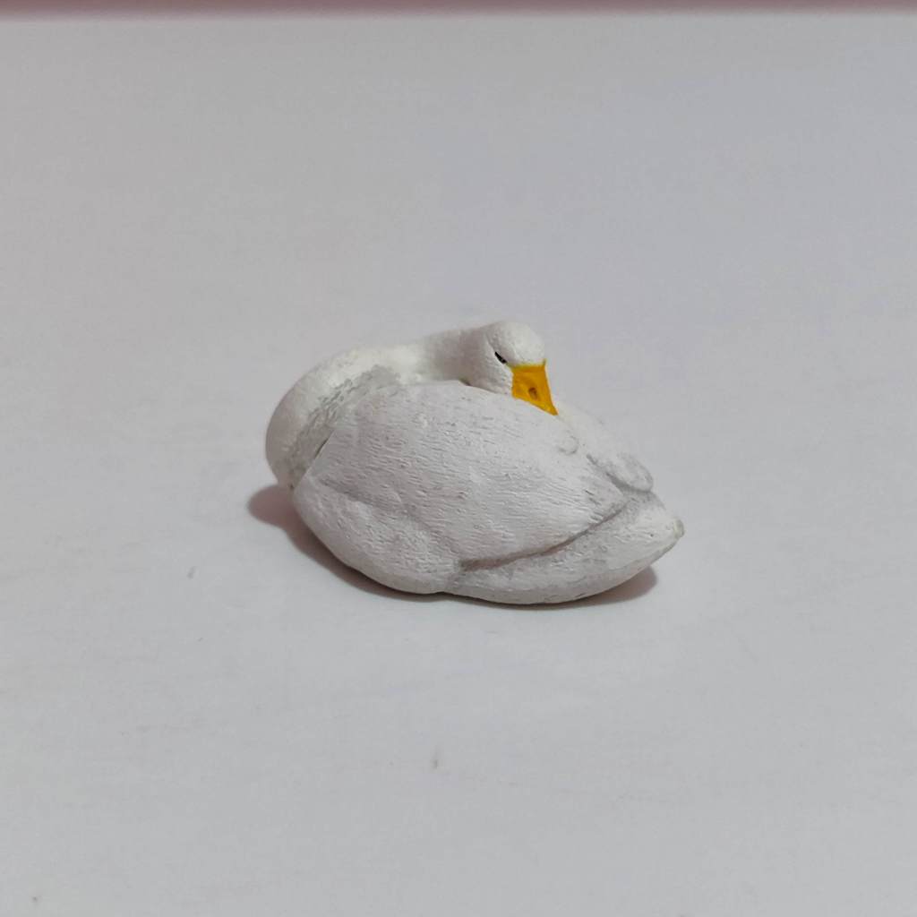 bandai gashapon figure animal oyasumi swan sleep