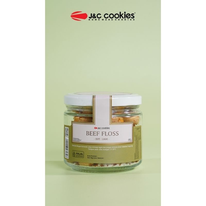 

Jnc j&c cookies beef floss toples kaca new varian