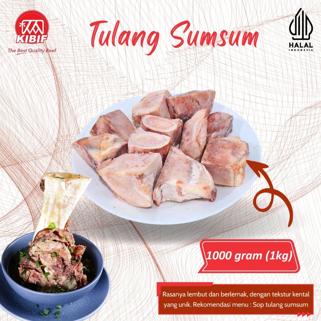 

Tulang Sum Sum / Kaldu 1kg