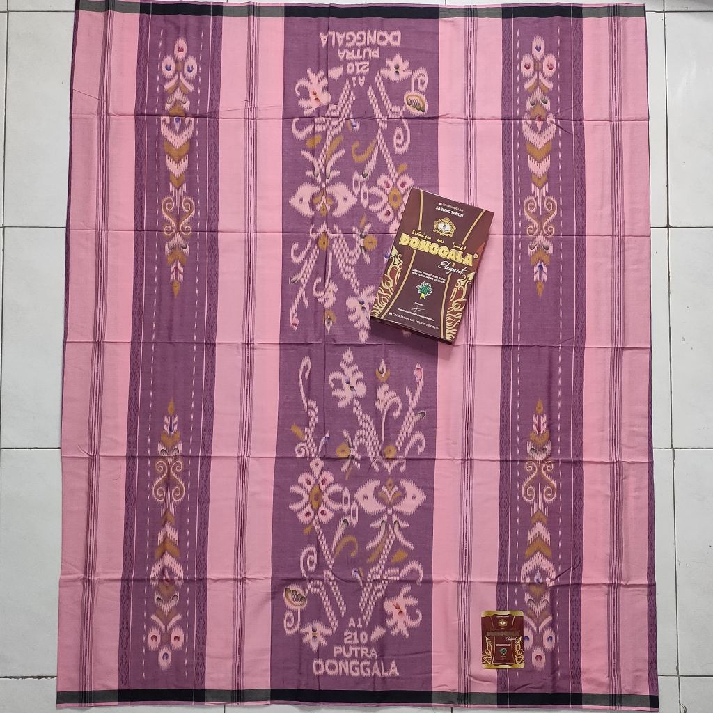 Sarung Donggala Rayon motif MGT Asli Produksi Habib Abdillah Alaydrus