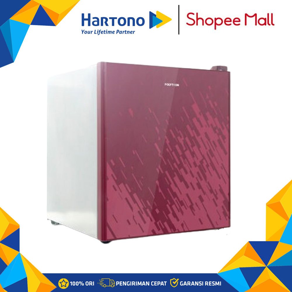 POLYTRON Mini Refrigerator Single Door Kulkas Mini 1 Pintu 50 Liter – PRH51R / PRH 51R