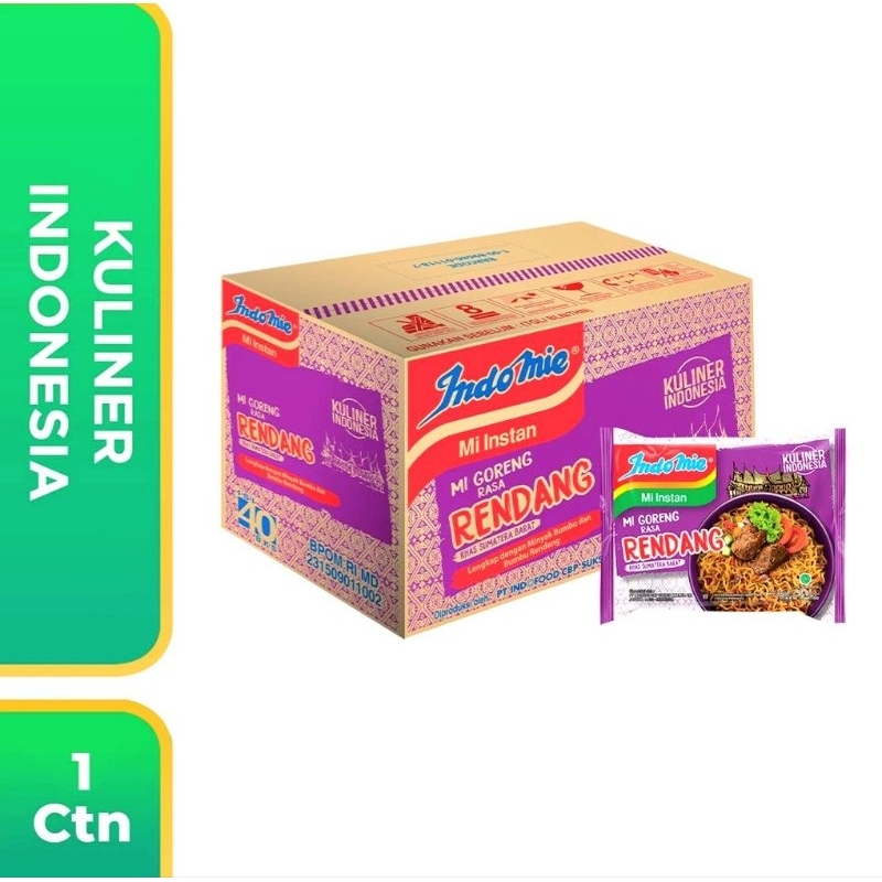 

Indomie Rendang 1 Dus Isi 40 Pcs