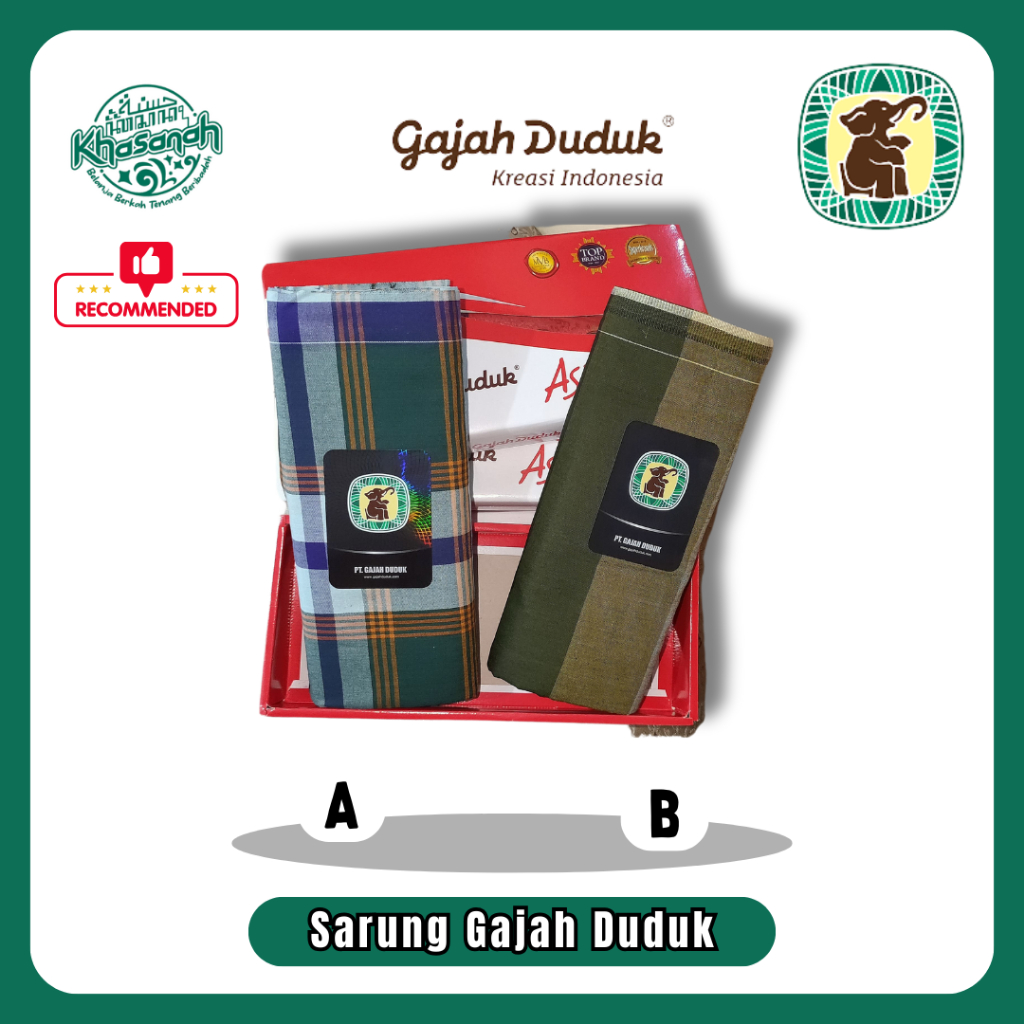 SARUNG GAJAH DUDUK ASIA || SARUNG TENUN PREMIUM GAJAH DUDUK ASIA ORIGINAL 100%