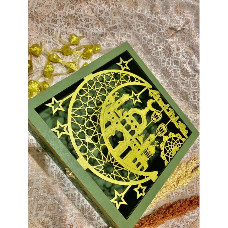 Box hampers mdf/mdf board/hampers lebaran