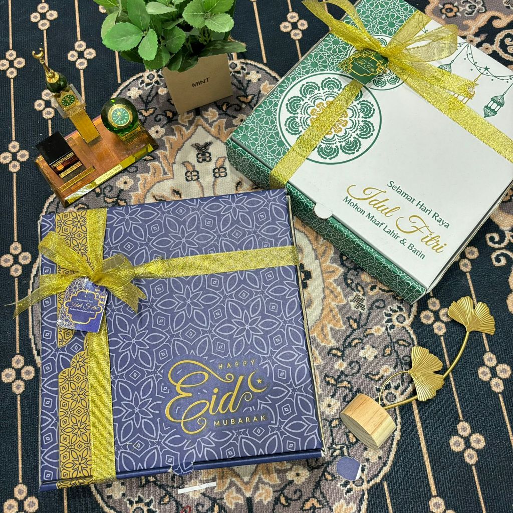 ELLMEERA - Hampers Lebaran Kerudung Hijab Bergo Instan - Souvenir Hijab Premium Gift Set Ramadhan - 
