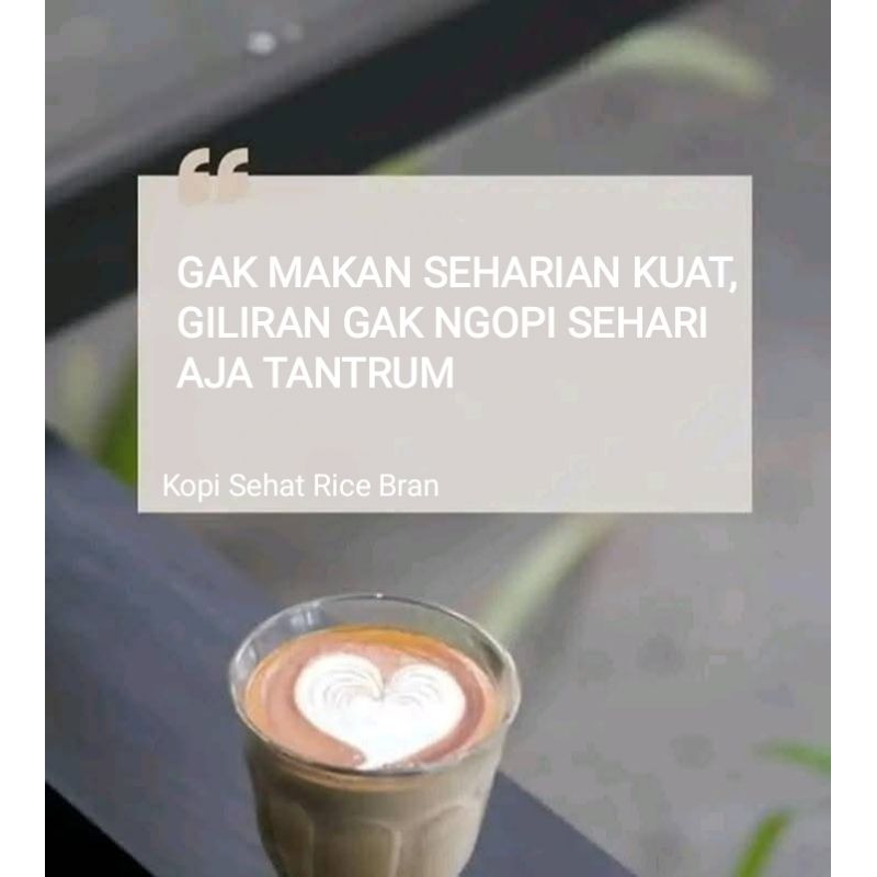 

KOPI SEHAT DARI BEKATUL | KOPI RICE BRAN