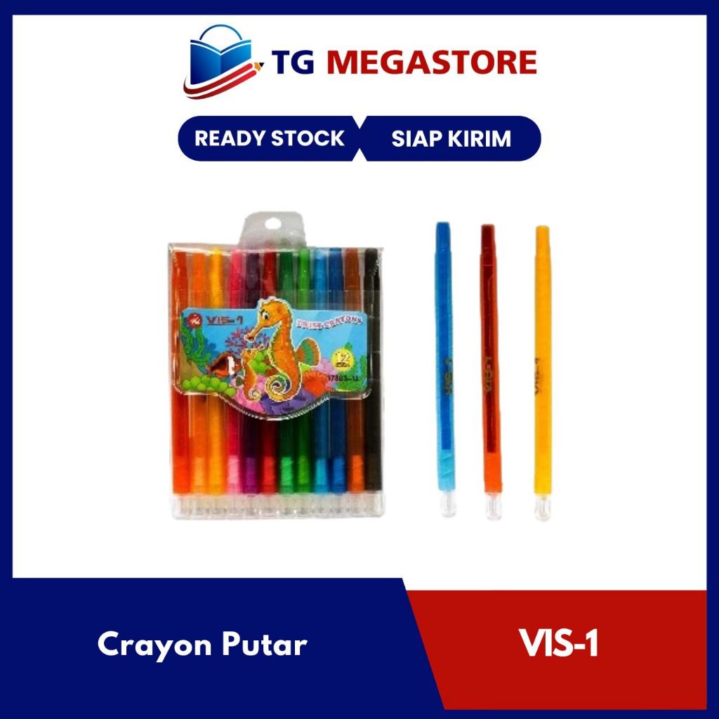 

Crayon Putar Vis-1 Panjang - 519-12