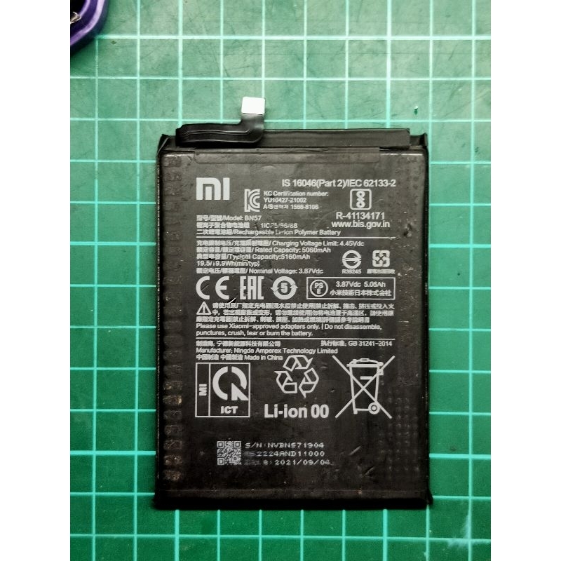 baterai bn57 copotan ori