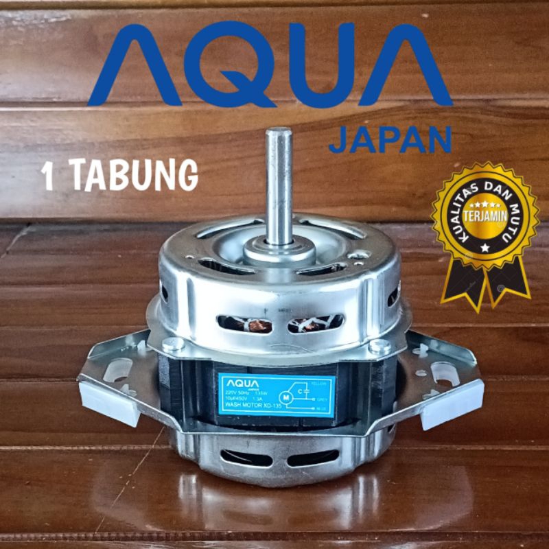 DINAMO WASH AQUA JAPAN / SANYO MESIN CUCI TOP LOADING 1 TABUNG 135 watt