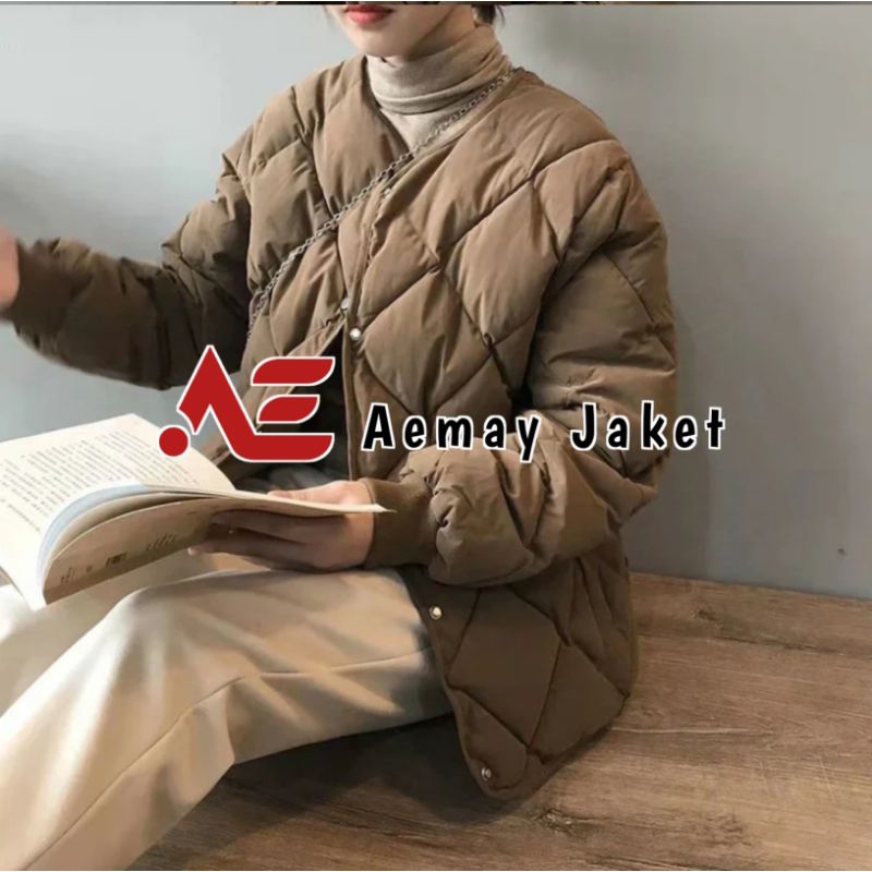 Jaket Fashion Wanita Model Simple elegan/Jaket Winter Wanita terbaru Style Korea jepang/jaket wanita