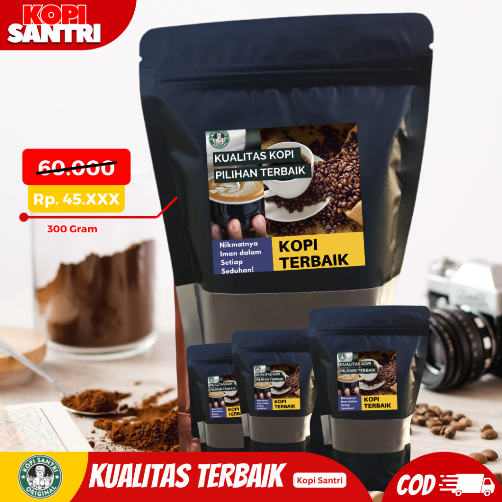 

(COD) KOPI JEPARA 300 GRAM / KOPI BUBUK SANTRI JEPARA / KOPI LETEK PALING ENAK / COFFEE