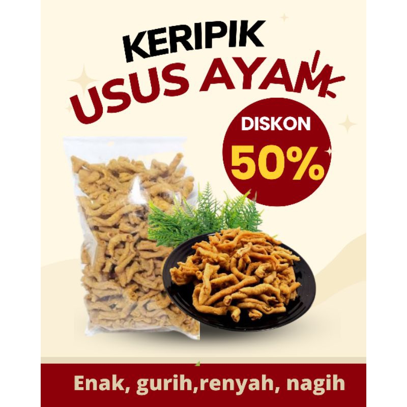 

Keripik Usus Ayam 1 Kg enak gurih nagih jajanan lebaran Snack enak snack cemilan camilan gurih