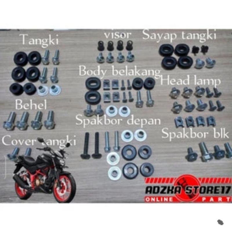 Baut Body Full Honda cb150r v2/Baut Body Full Body Honda cb150r v2