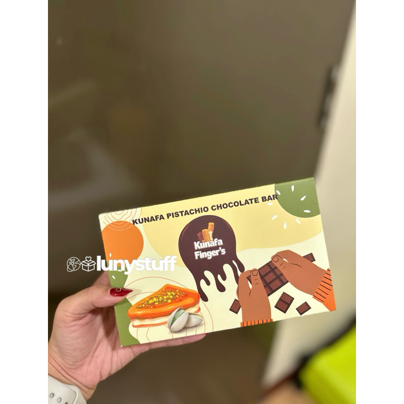 

(READY INSTANT ONLY) Kunafa Pistachio Chocolate Bar / Coklat Dubai Viral / Knafeh / Kunafah