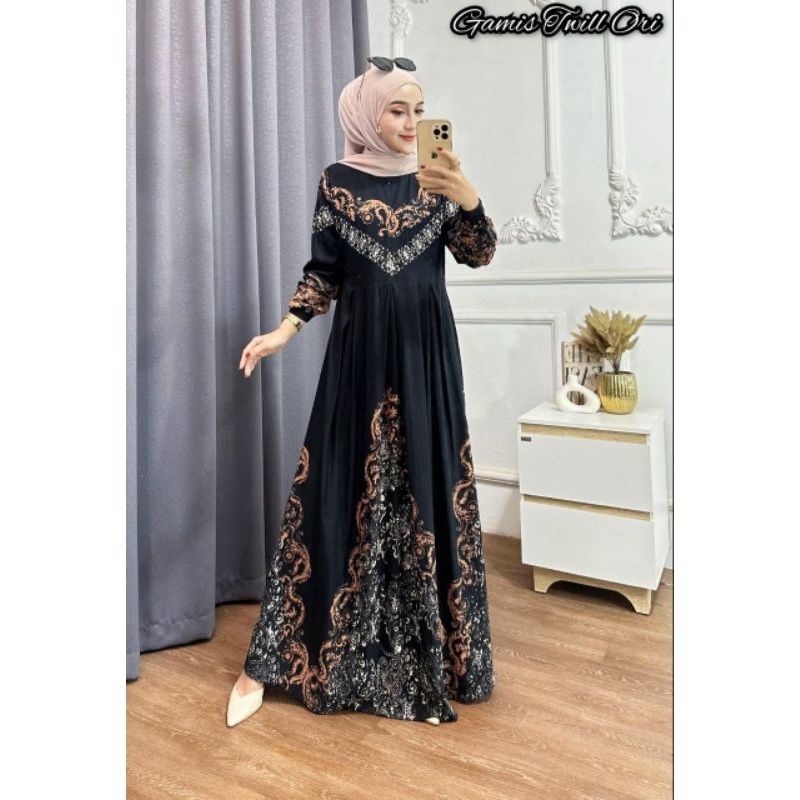 Gamis Twill Ori Gamis Twill Busui Gamis Twill Jumbo Gamis Batik