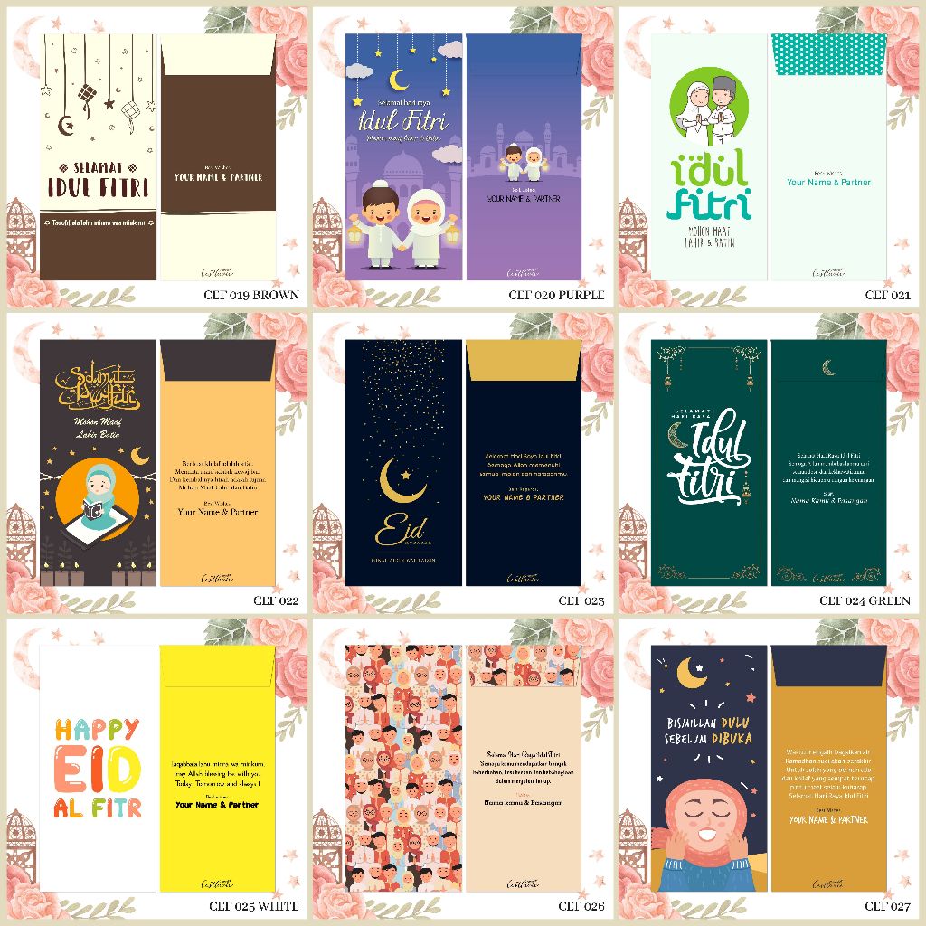 

Custom Order - Angpao Lebaran | Mubarak Angpao | Amplop THR Idul Fitri (CLV CEF Collection 3)