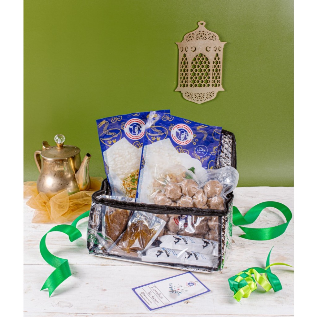 

Hampers Mie Ayam Bakso Halal Tas Foil Thermal Tahan Dingin Lebaran Natal Imlek Ulang Tahun Bonus Kartu Gratis