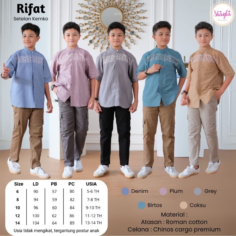 Stelan Kemko Muslim Remaja Rifat.Azka by Shayla.Nsk