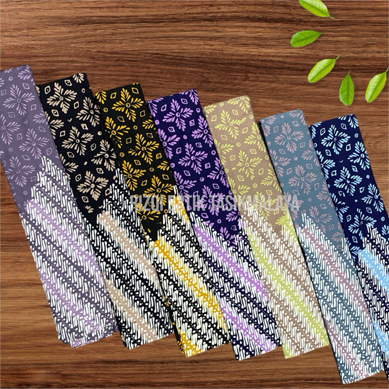 BATIK CAP TASIK/GARUTAN MOTIF PUTRI MALU LERENG