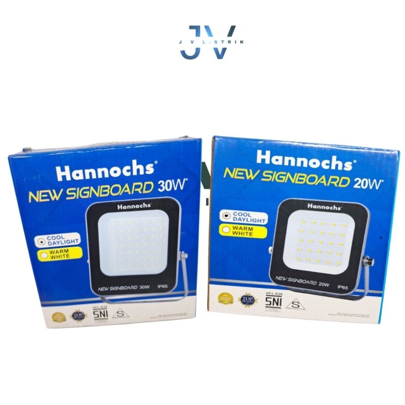 Lampu Tembak Sorot Led Flood Hannochs Signboard