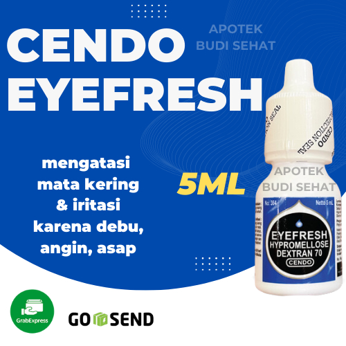 Cendo Eyefresh Minidose 0.6mL Obat Tetes Mata Eyefresh Botol 5mL Obat Mata Kering Obat Mata Merah