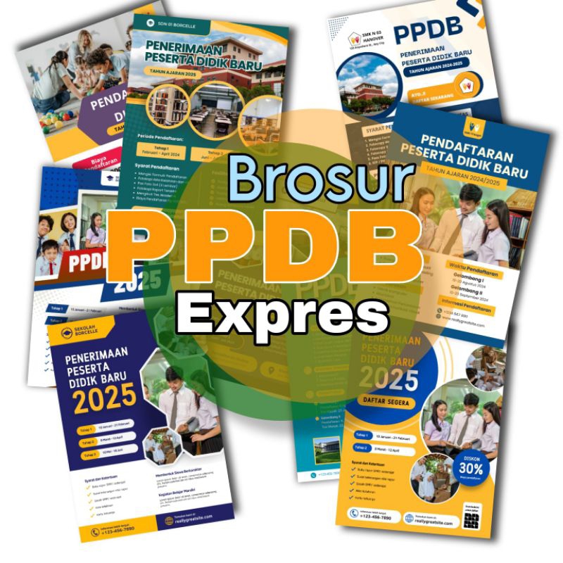 Brosur PPDB Express Penerimaan Peserta Didik Baru 2025