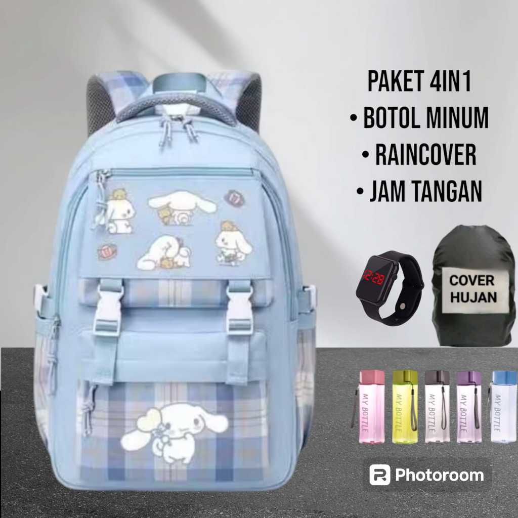 Martin [ COD ] Tas sekolah anak perempuan sd dan smp - Tas Jalan2 Anak Cewek - Tas cinnamoroll -Tas 
