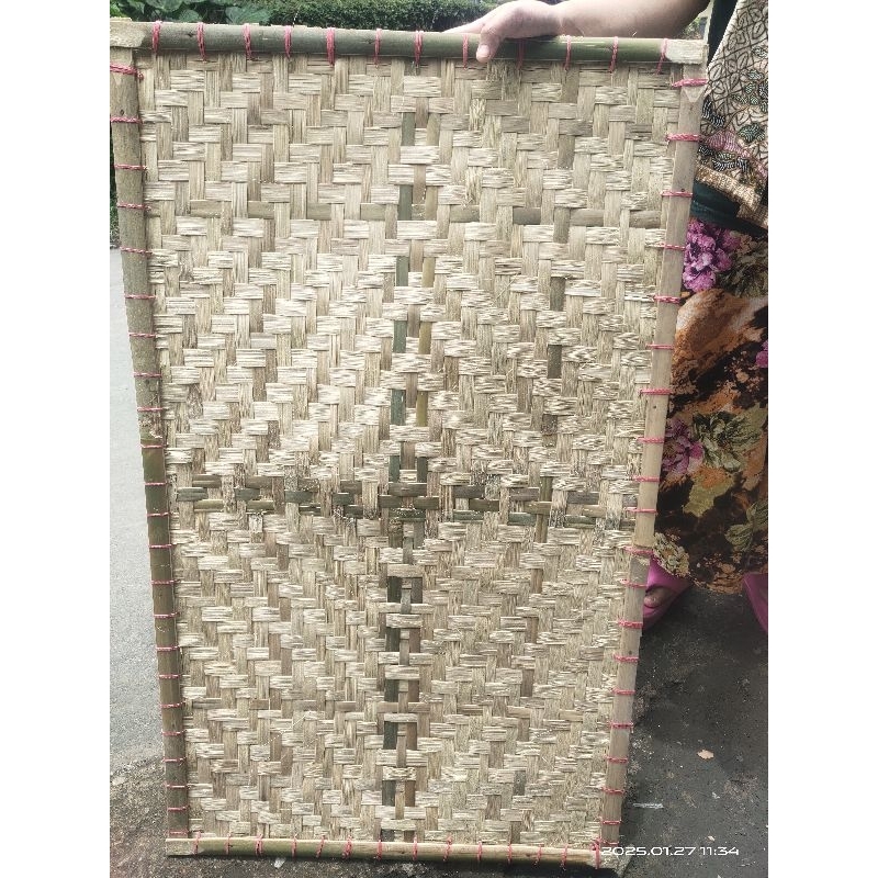 seseg bambu nampan jemur