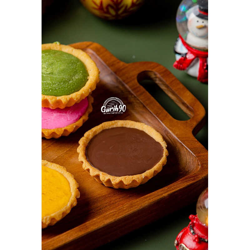 

Pie susu Coklat 8pcs | Pai Susu | Camilan | Kue kering | coklat