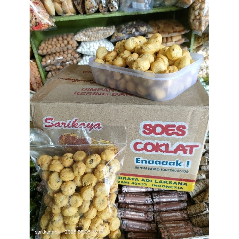 

kue sus coklat soes coklat sarikaya 250 gram