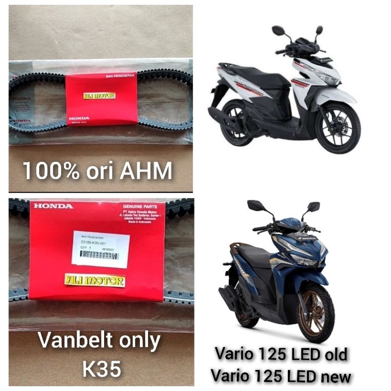 Vanbelt v-belt only vario 125 led 23100-K35-V01 ori AHM