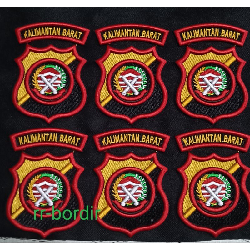 logo Polda Kalbar timbul