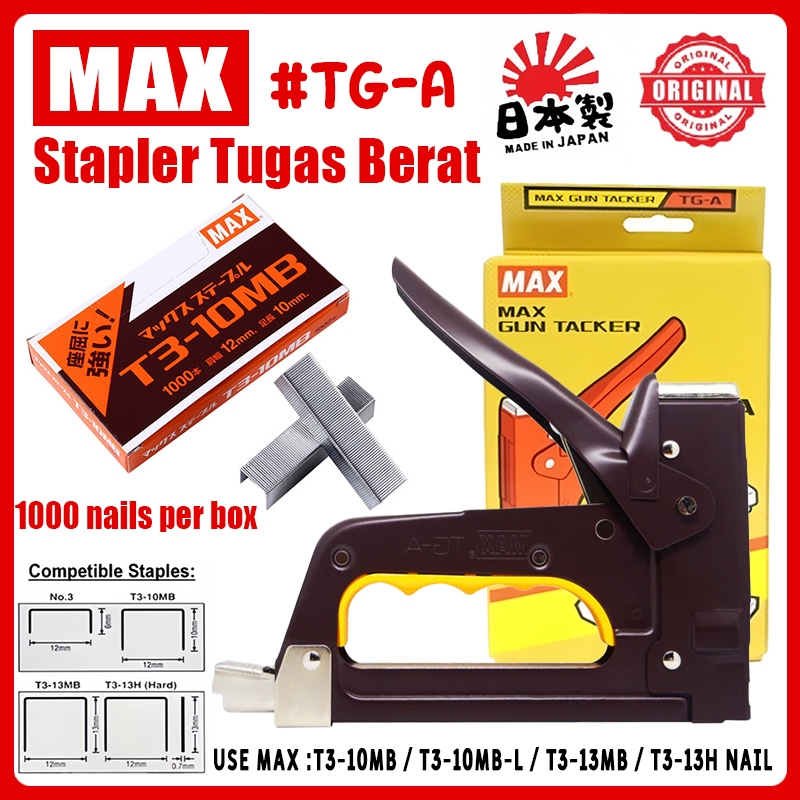 

Kts - Keletool TG-A Stapler TembakTacker Max Original tacker alat Stapler tembak