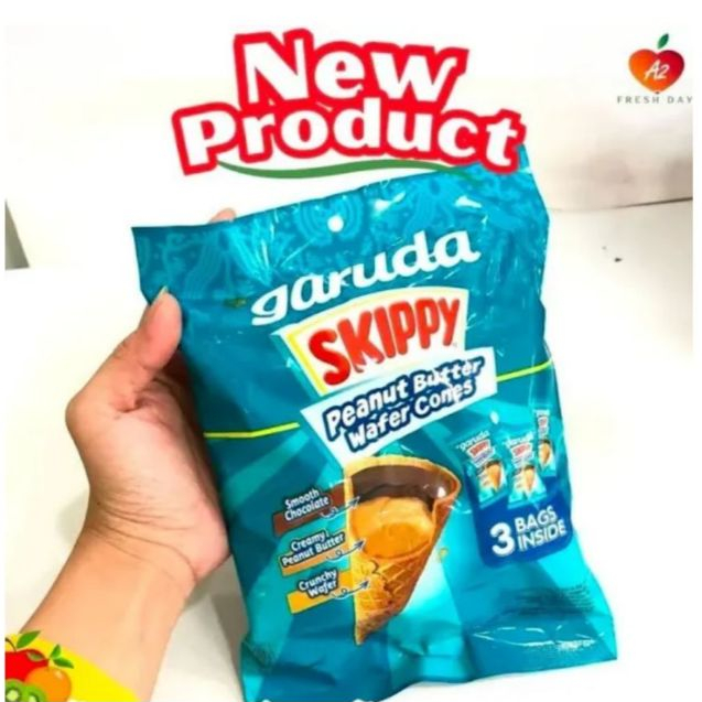 

HSRUFS DKIPPY WAFER CONES PEANUT BUTTER 3X15GRAM