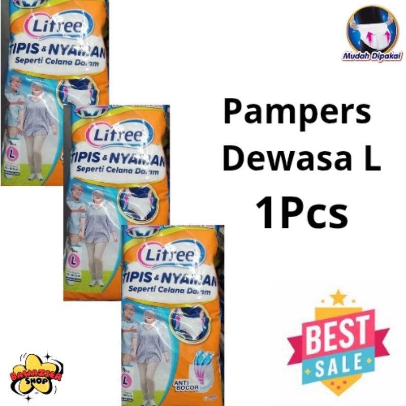 Pampers Dewasa L (1pcs)