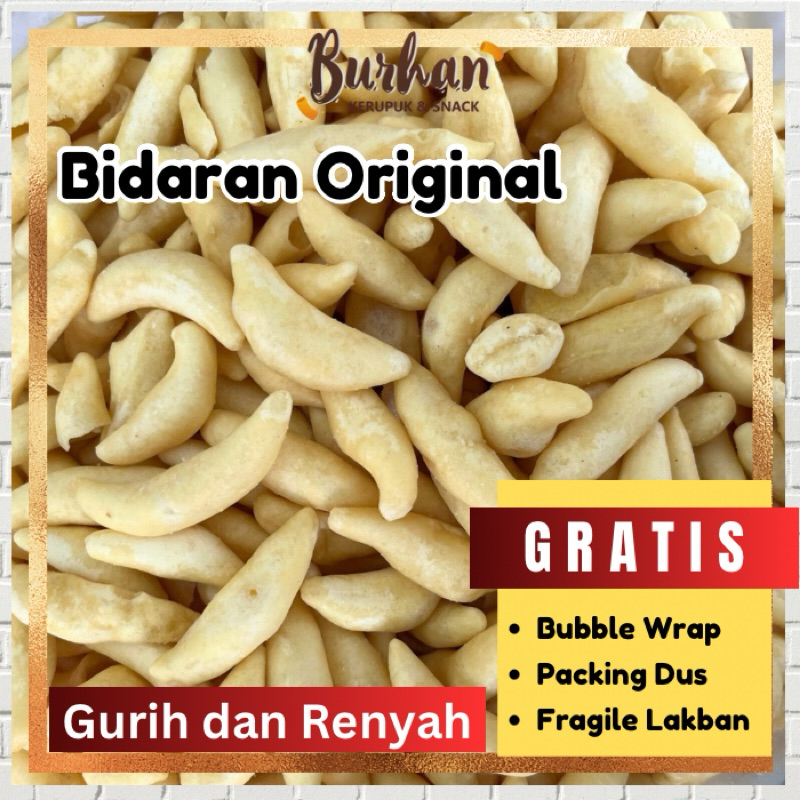 

Bidaran Gurih Original 100gr | Burhan Snack Grosir Jember